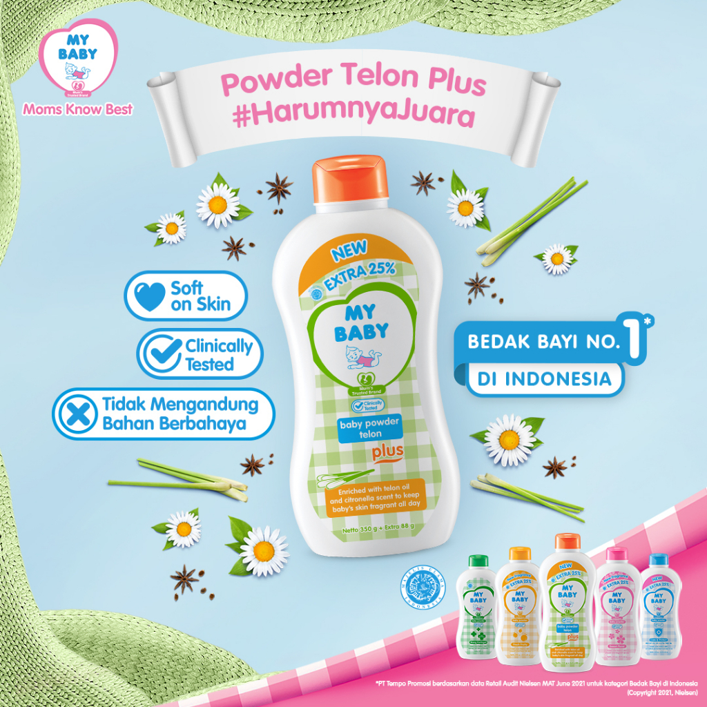 My Baby Powder Comfort &amp; Soothing [100 gr / 2 pcs] - Exp: 02.2027