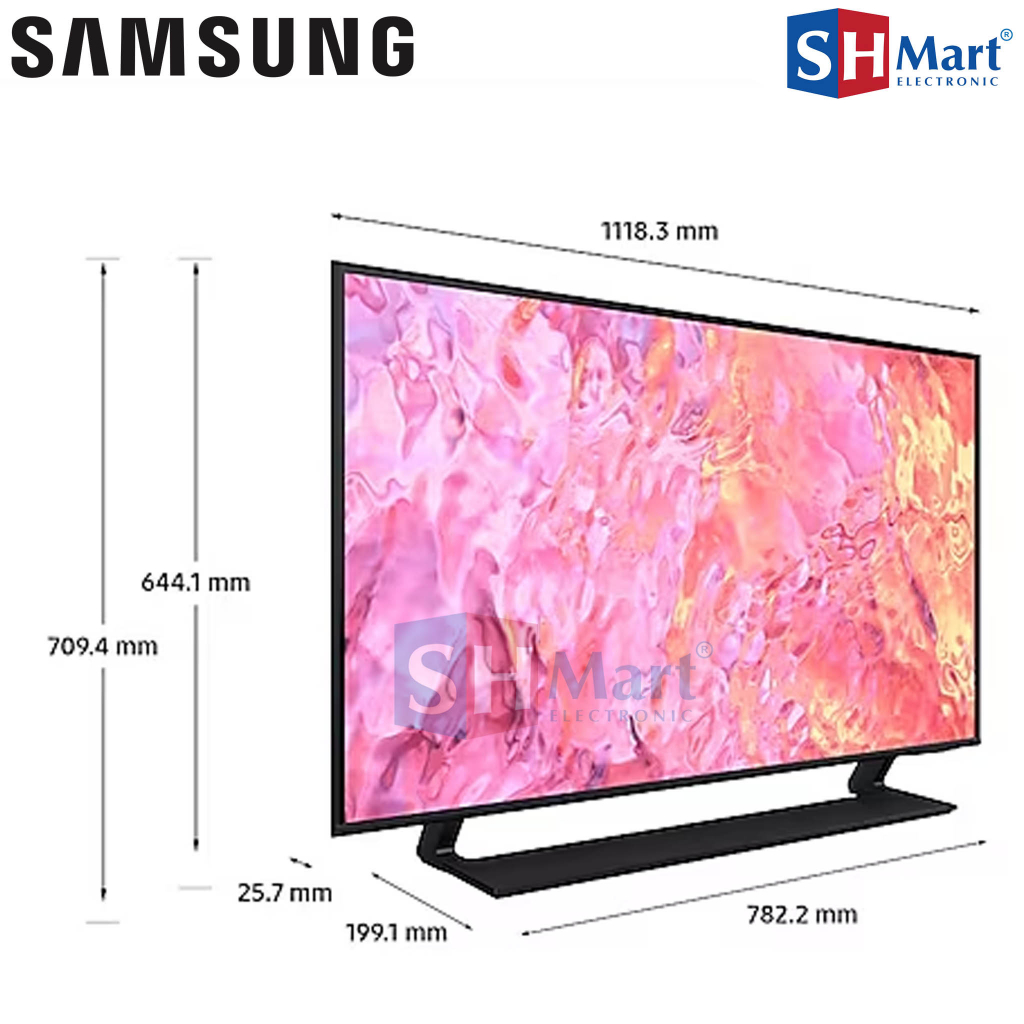 QLED SAMSUNG SMART TV 50 INCH 50Q60CA QA50Q60CAKXXD UHD 4K NEW 2023 GARANSI RESMI