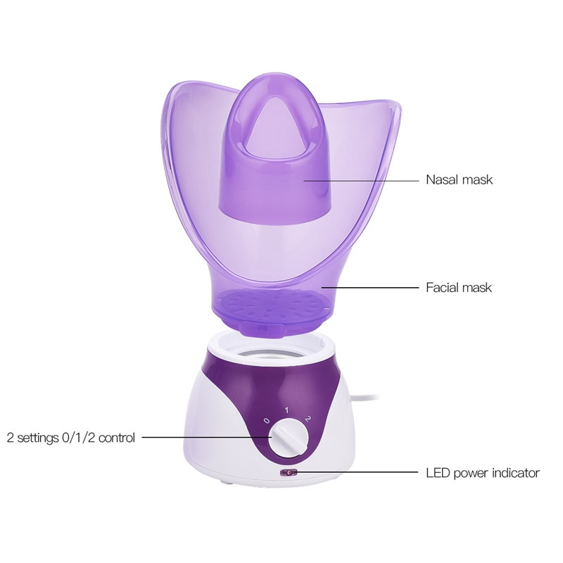 Air Humidifier Facial Steamer SPA Perawatan Wajah Mosturizing Face