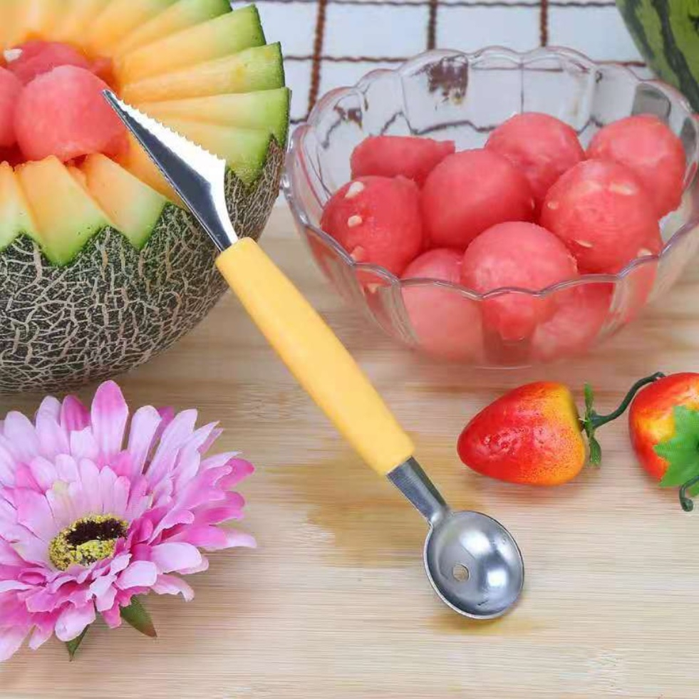 Kerokan Sendok Pisau Buah Pisau Scoop Sendok Buah Fruit Garnish Knive