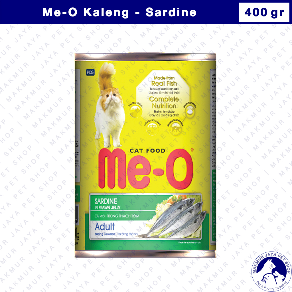 MeO Me-O Kaleng 400gr / Wet Cat Food / Makanan Kucing Basah 400 gram