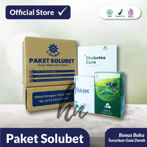 PAKET SOLUBET DIABETES SS JAYA GROUP ASLI ORIGINAL obat Diabetes / Kencing Manis / Gula Darah