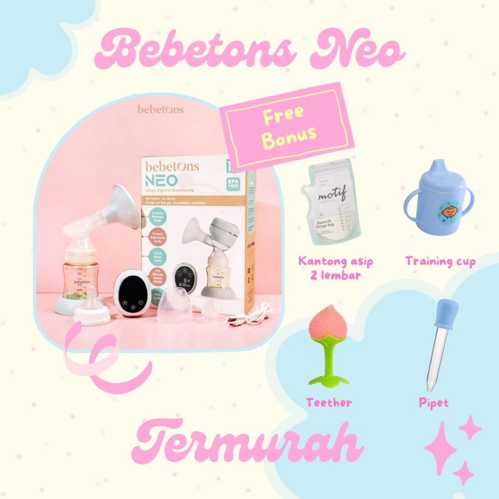 Bebetons Neo / Pompa Asi Bebetons / Pompa Asi Murah / Bebetons Breastpump