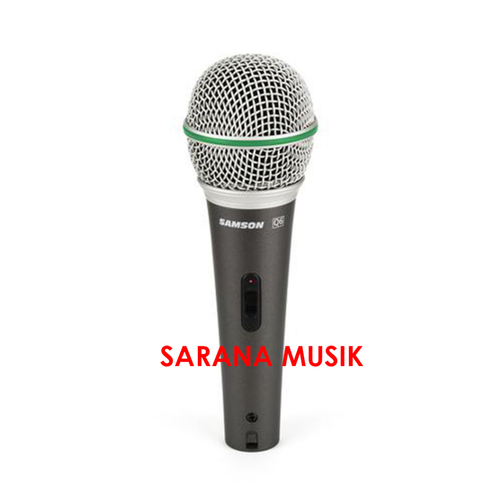 Mic Kabel Samson Q6 Dynamic Microphone Samson Q-6 Q6 Original