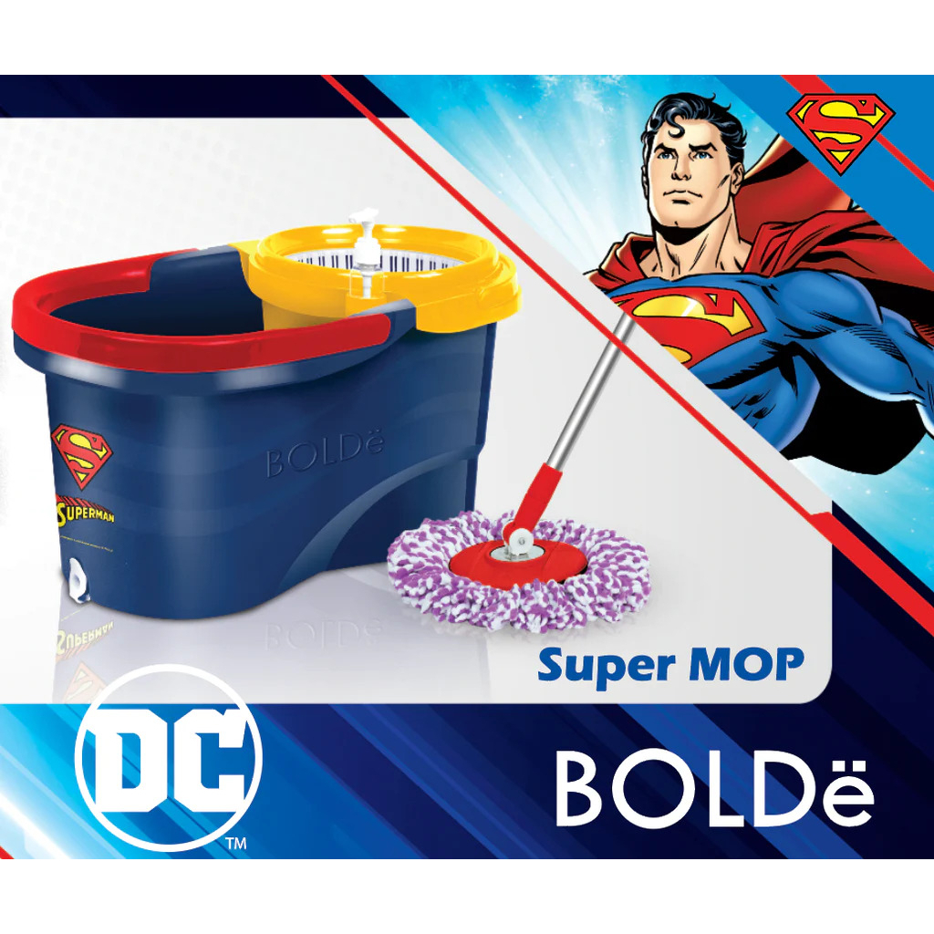 Bolde Super Mop SUPERMAN Alat Pel Serbaguna - Biru