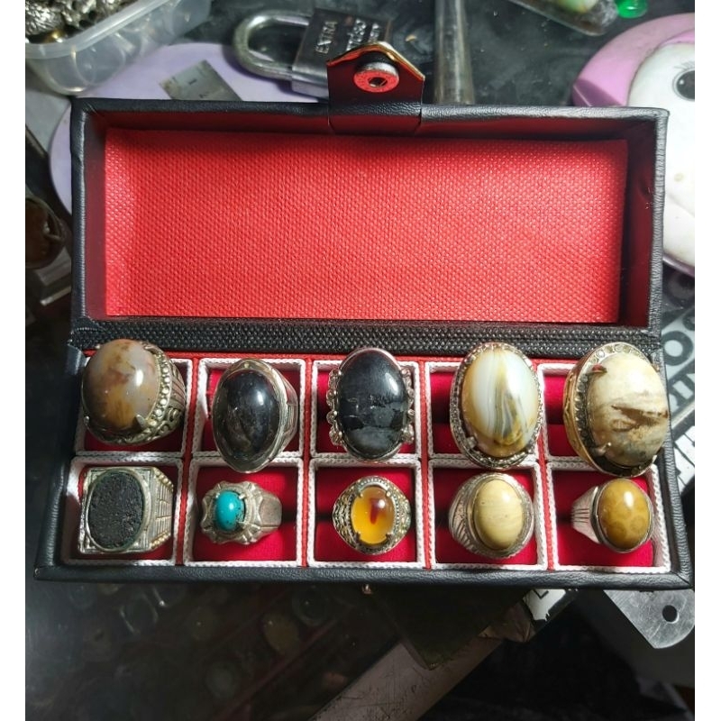 Cincin Batu Akik Borongan Box004
