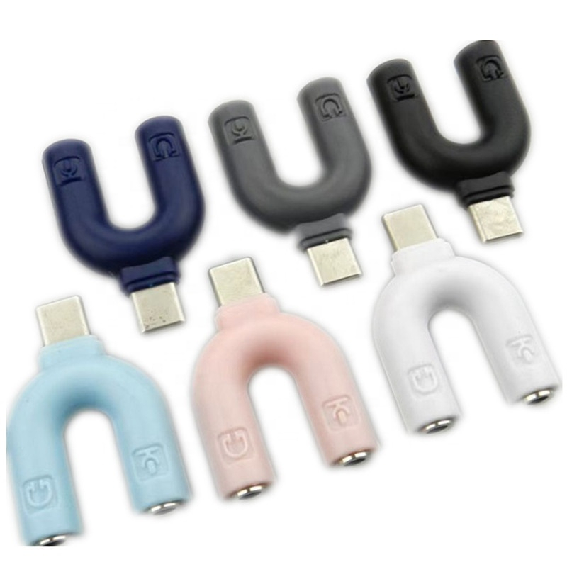 USB type C to audio splitter U / USB type c audio Splitter U