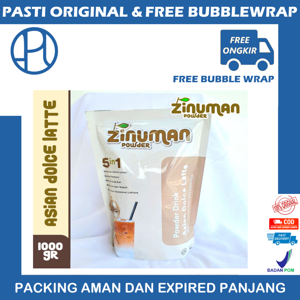 ZINUMAN POWDER RASA ASIAN DOLCE LATTE 1000GR