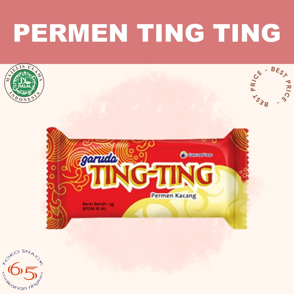 

Ting Ting Garuda 125 gram. permen kacang. PAK