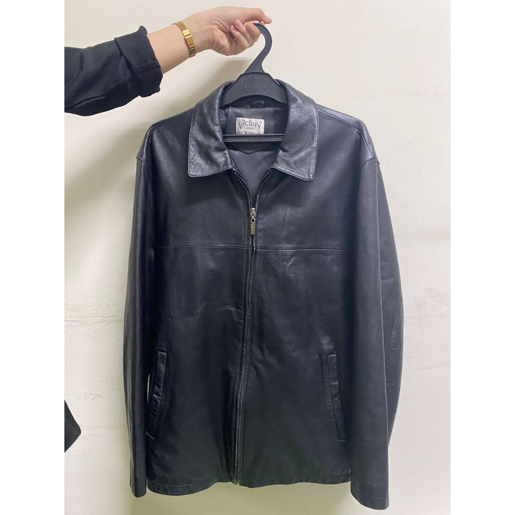 Jaket Kulit Pria VICTORY Original Preloved