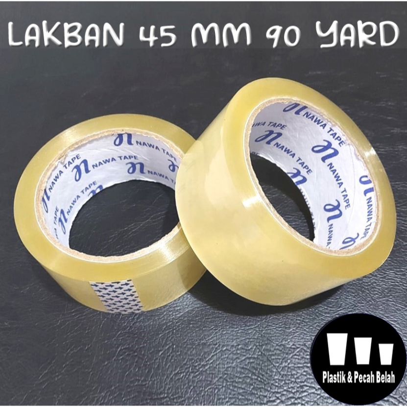 

LAKBAN BENING / LAKBAN OPP / LAKBAN 90 YARD X 45 MM MURAH TRANSPARAN