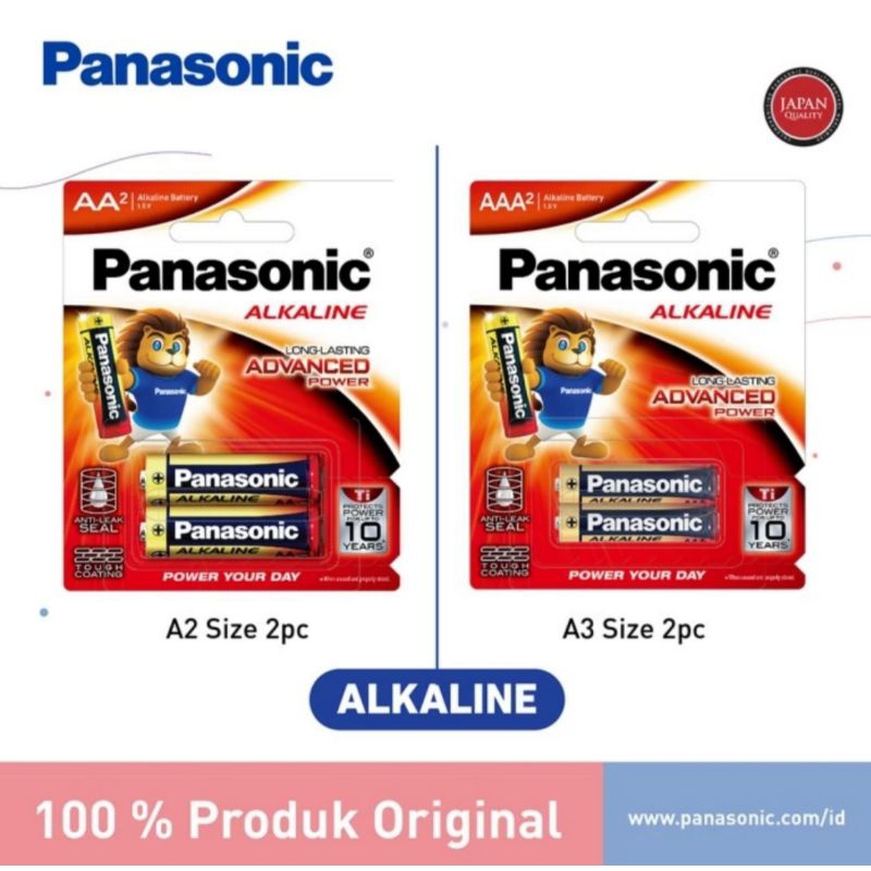 Baterai AA AAA Panasonic Alkaline Original Batre Tahan Lama