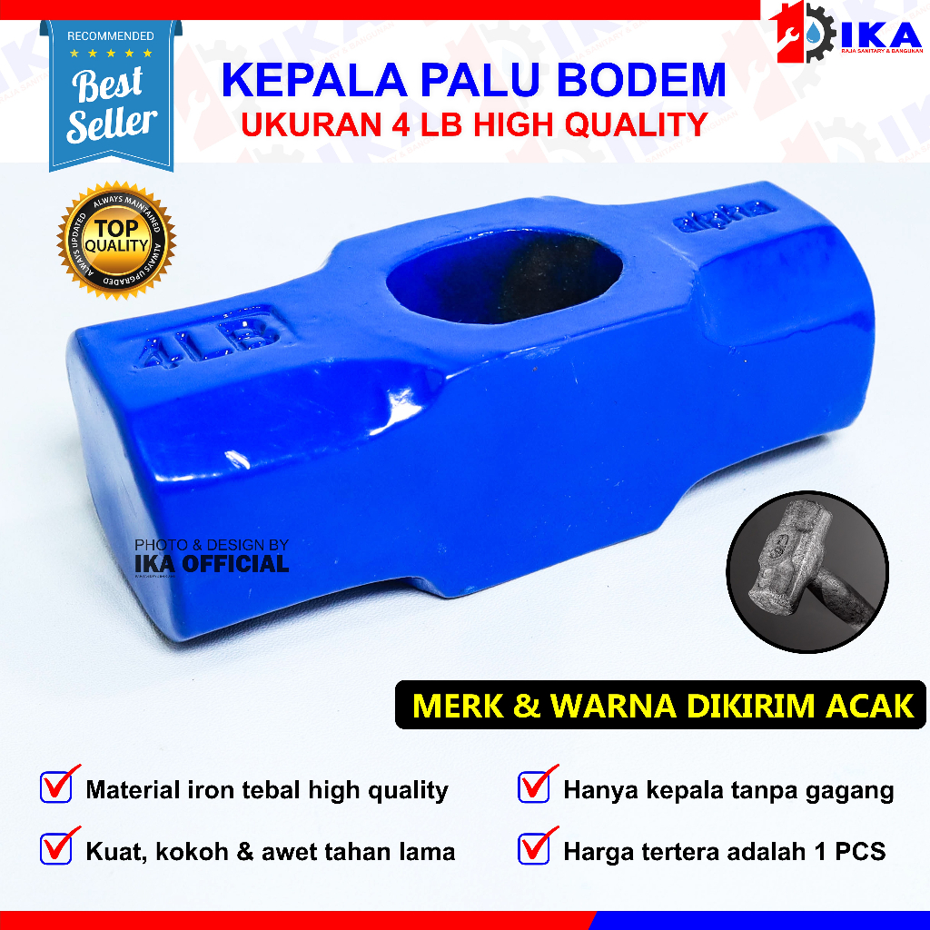 bodem 4lb / hammer / palu bodem/ godam kepala batu palu martil bobok getok penghancur