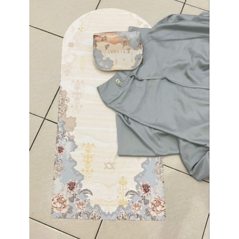 (pesanan)new... prayer set wearing klamby mukena wk sale