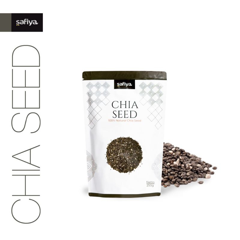 

Safiya Food Chia Seed Organik/Organic Black Chiaseed 250 Gram 100% Original
