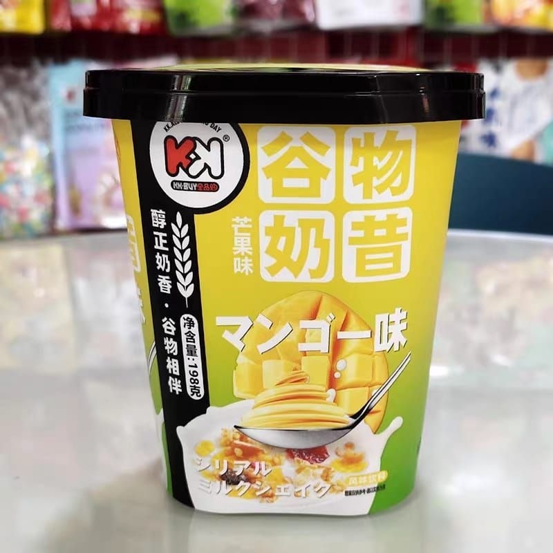 

超有味谷物奶芒果味 Chaoyouwei Cereal Milkshake Mango instan 198g