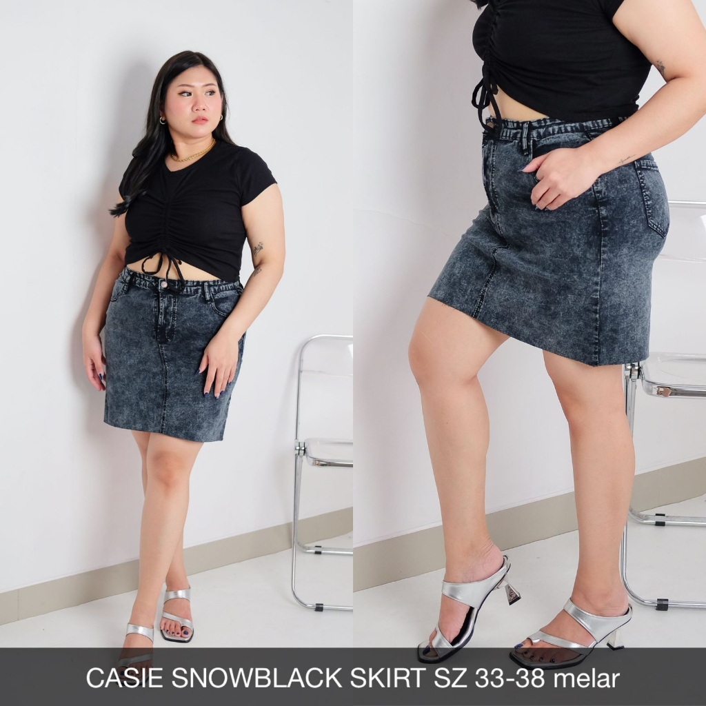 ROK JEANS WANITA CASIE MINI SKIRT-SYS CLOTHIER