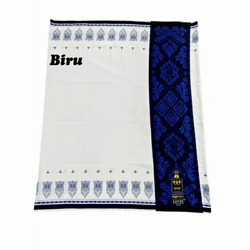 SARUNG SAMARINDA HMM MOTIF PUTIH