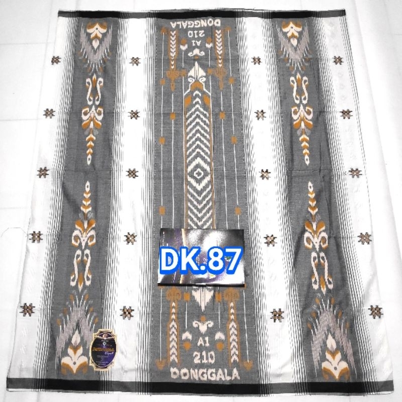 Sarung Donggala Putih Skt Warna / Sarung Original Donggala Murah Warna Hitam Cream
