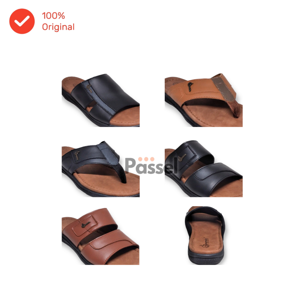 Donatello Sz. 39-43 Sandal Jepit Pria Kasual | FW81071 / FW81072 / FW81073