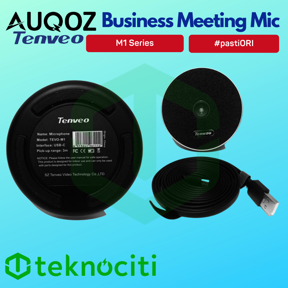 TENVEO M1 Pro Business Conference Mic Meeting - Microphone Rapat Online WFH