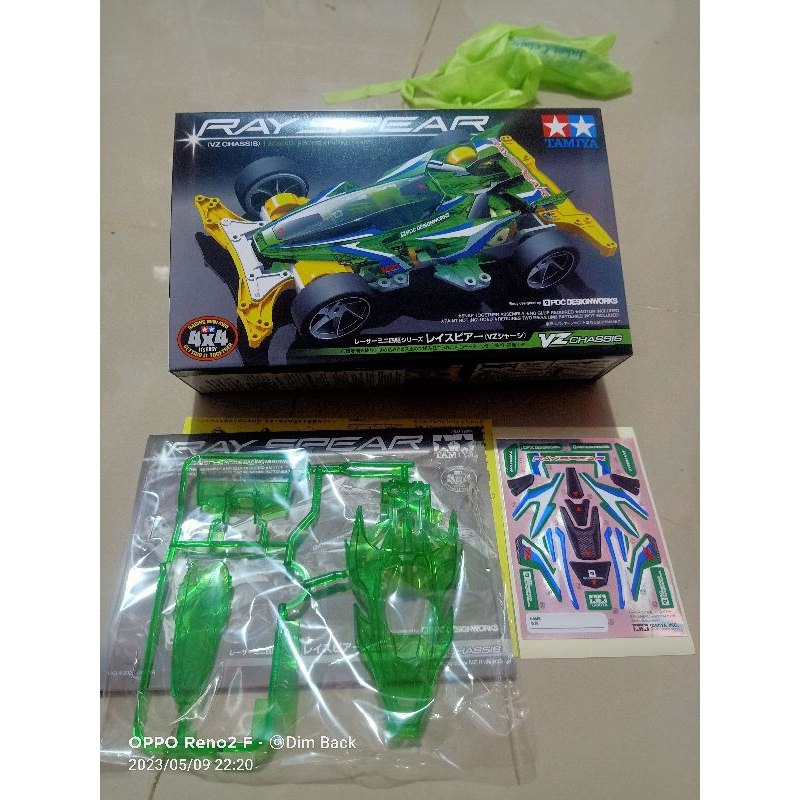 Tamiya 18099 Bodi Body Kap Ray Spear + Decal + Dus box