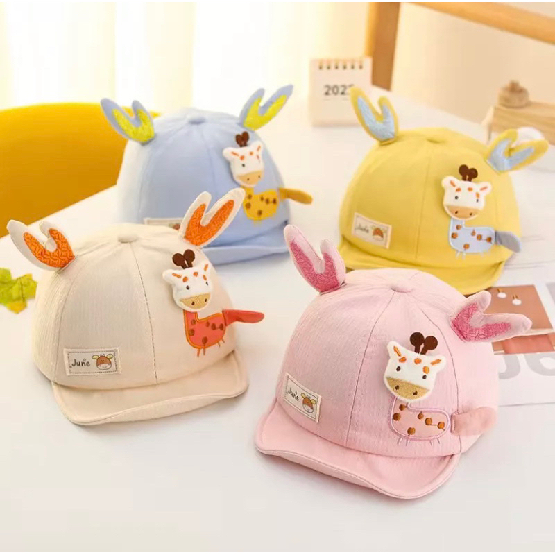 Topi Anak Balita Baseball Jerapah Import