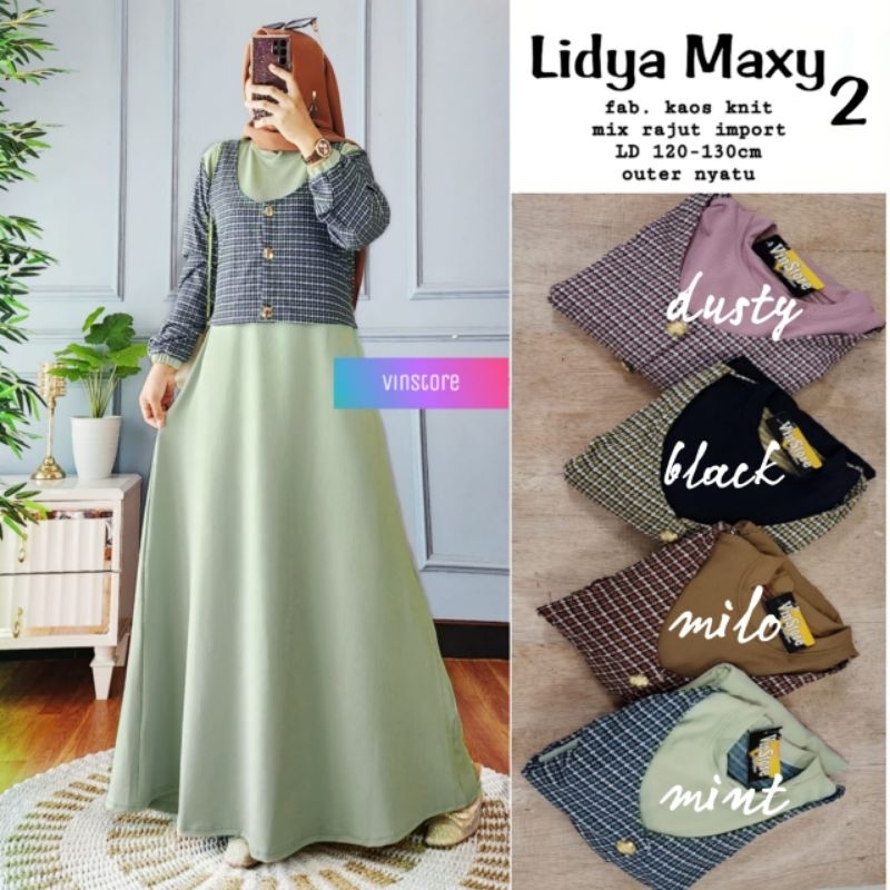 dress wanita lidya maxy #2 by Vinstore