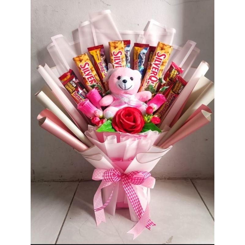 

Buket Silverqueen Beng-beng Jumbo Spesial