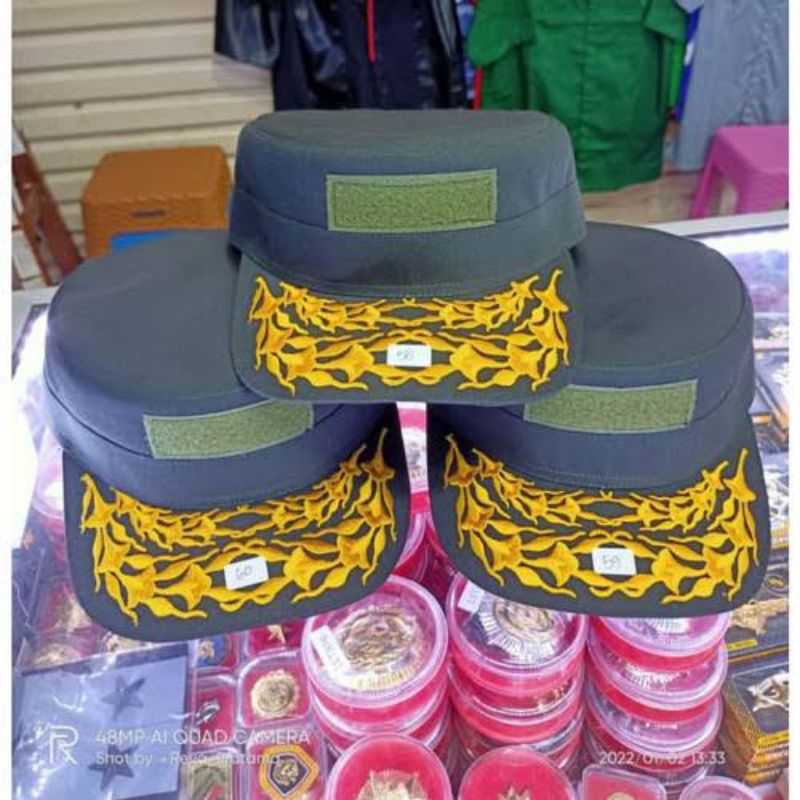 Topi Pet Komando PDH TNI AD PATI