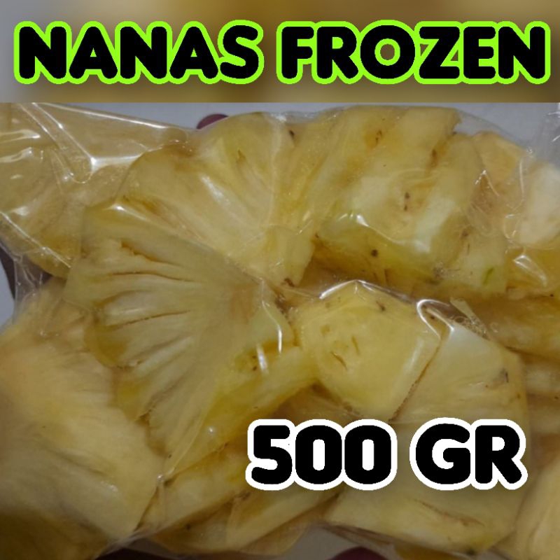 

500 GRAM NANAS FROZEN BEKU BANDUNG MURAH GROSIR