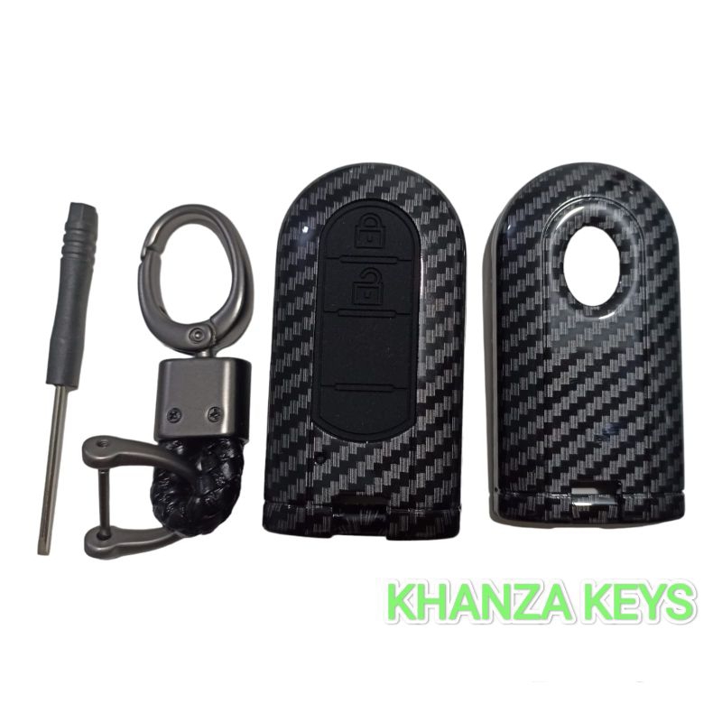 Cover silicon carbon remot smart key toyota Rush new agya veloz Daihatsu terios