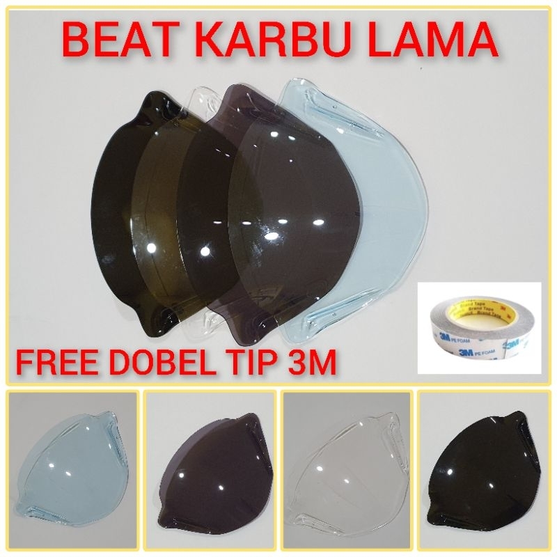 VISOR BEAT KARBU LAMA ARKILIK FREE DOBEL TIP 3M