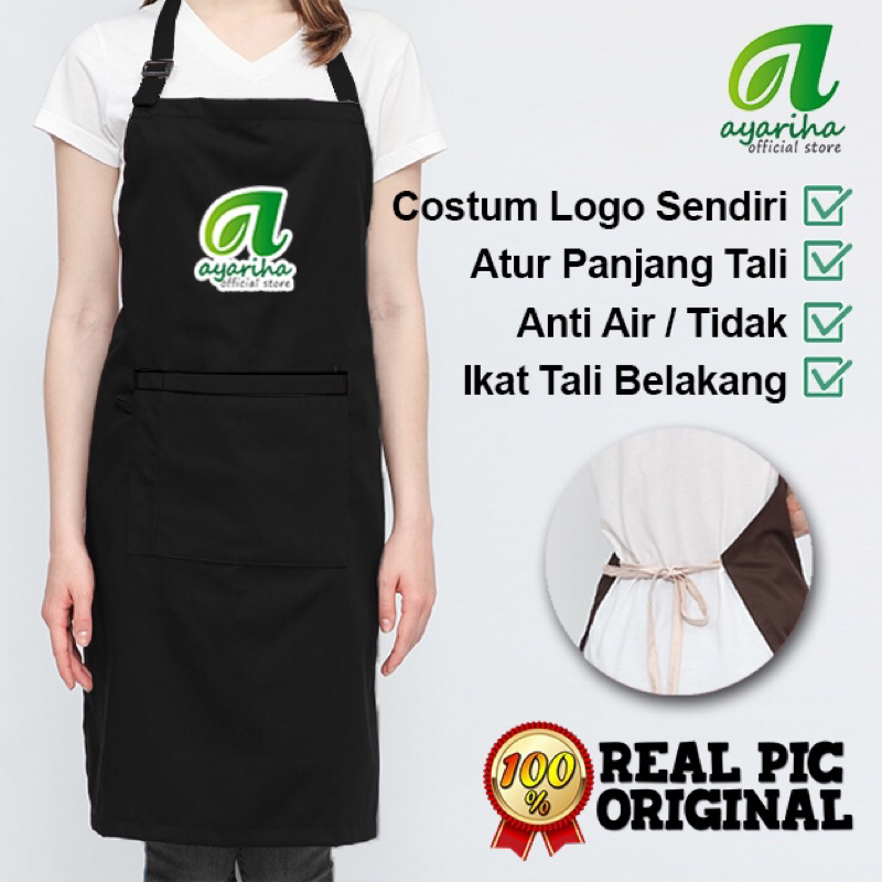 CELEMEK APRON COSTUM SABLON 1 WARNA