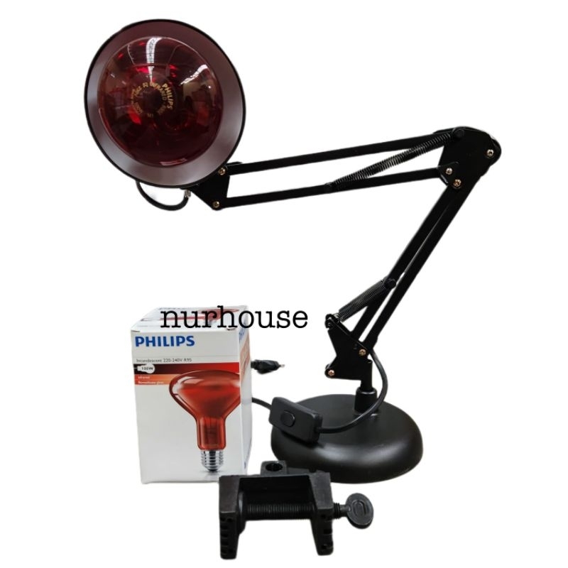 Philips lampu terapi infra merah fisioterapi lampu pijat terapi infra red