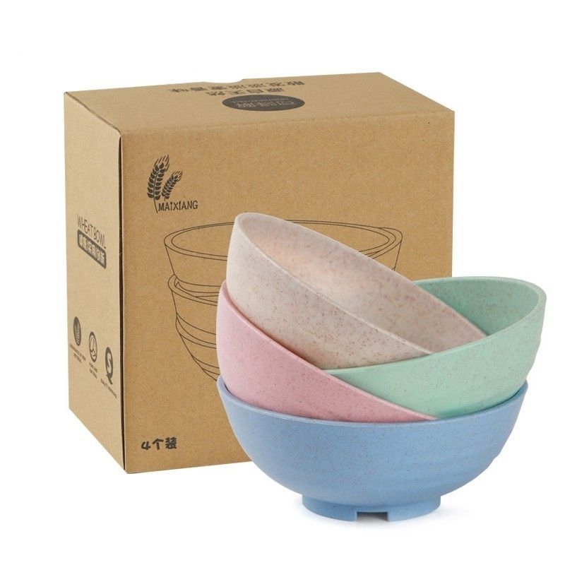 SET MANGKOK ULIR JERAMI GANDUM