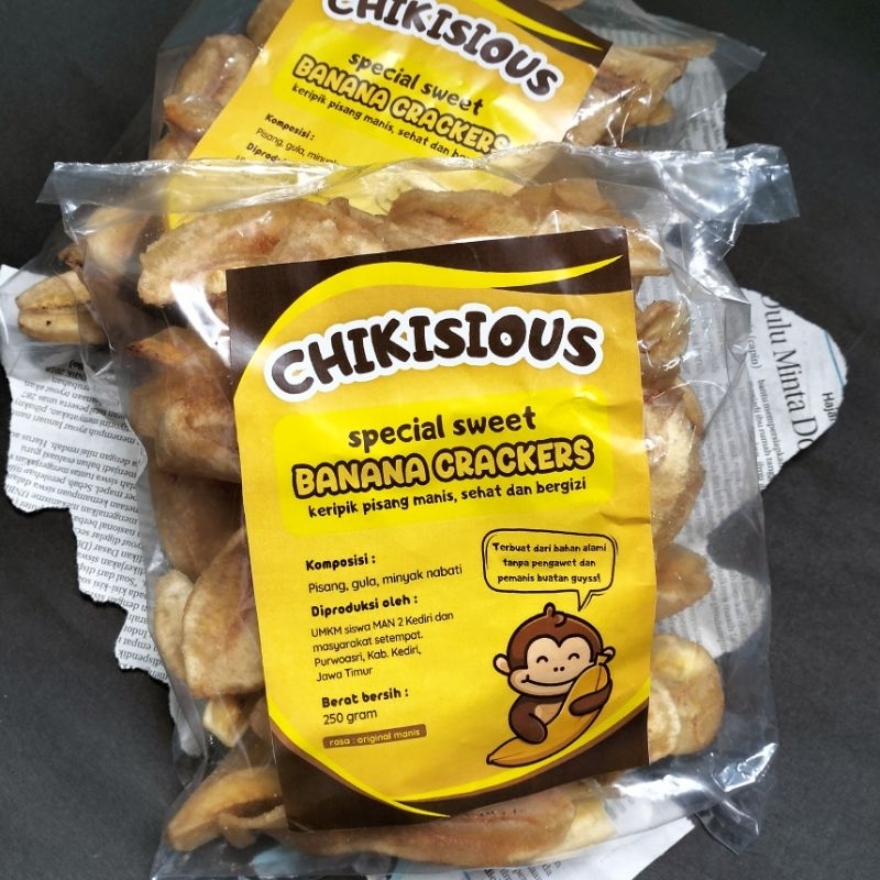 

CHIKISIOUS KERIPIK PISANG MANIS [SPECIAL SWEET BANANA CRACKERS]