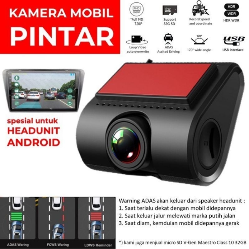 Kamera Dashcam CCTV Mobil Android