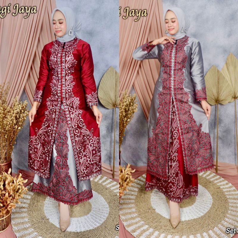 KEBAYA ORIGINAL//SETELAN KEBAYA JOM JOM//SERAGAMAN KELUARGA//BAJU PESTA LAMARAN//KEBAYA WISUDA//BAJU LEBARAN//KEBAYA MODERN//BY PELANGI JAYA//MDHBROTHER