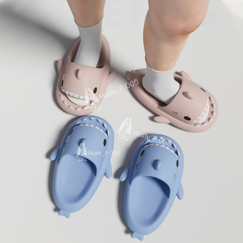 Ready Stock Komin Sandal Hiu Dewasa Korea Sandal Shark Cewek Lucu Import Sendal EVA Wanita Terbaru Sendal Karet Anti Slip