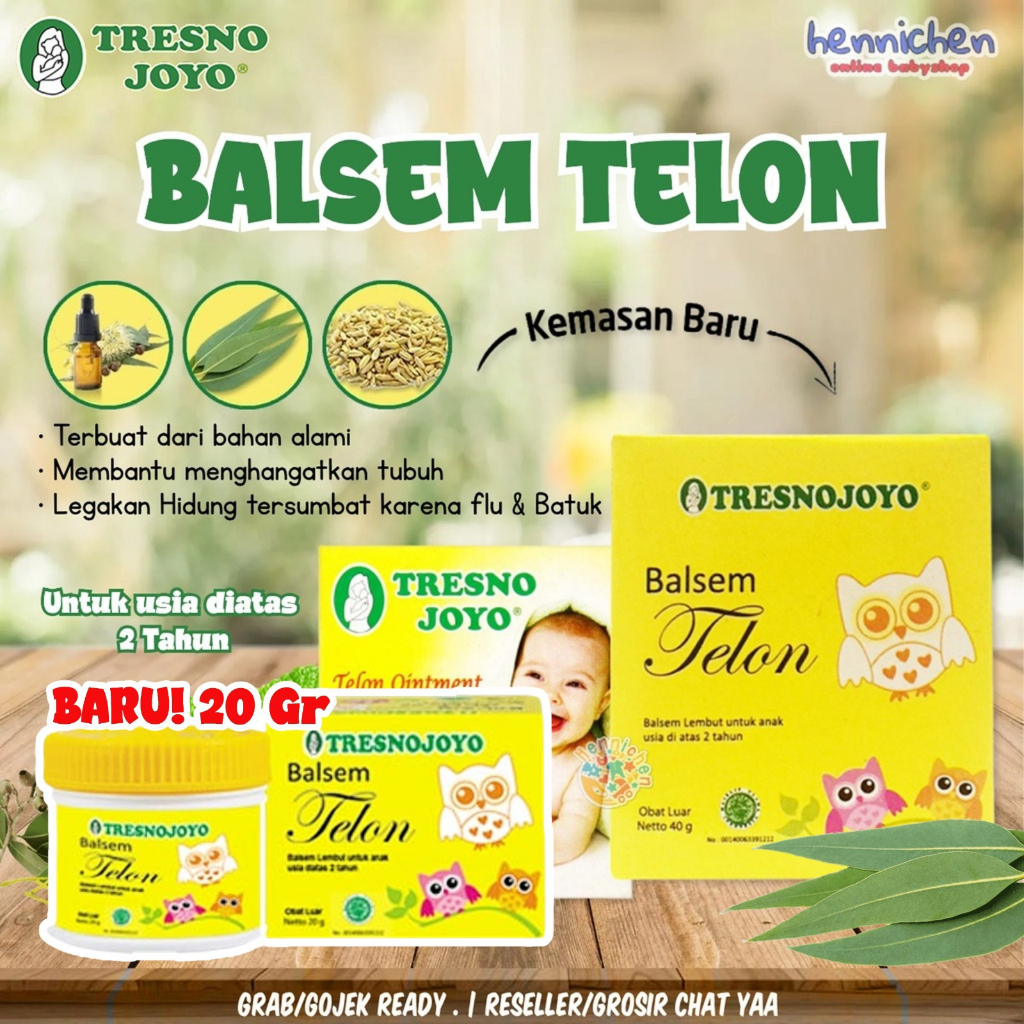 TERMURAH Balsem Telon Anak Tresno Joyo 40 Gram 20 gram