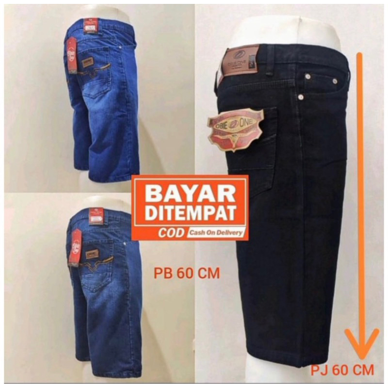 celana pendek standar pria / celana pendek denim pria / celana pendek reguler pria terbaru