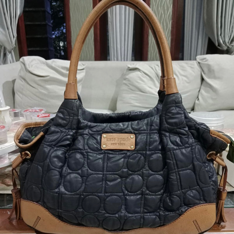 Kate Spade Black Quilted Bag