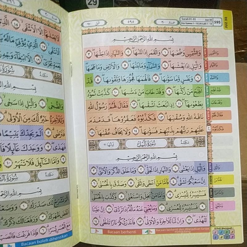 AL QURAN HAFALAN PER JUZ A5 ALQOSBAH