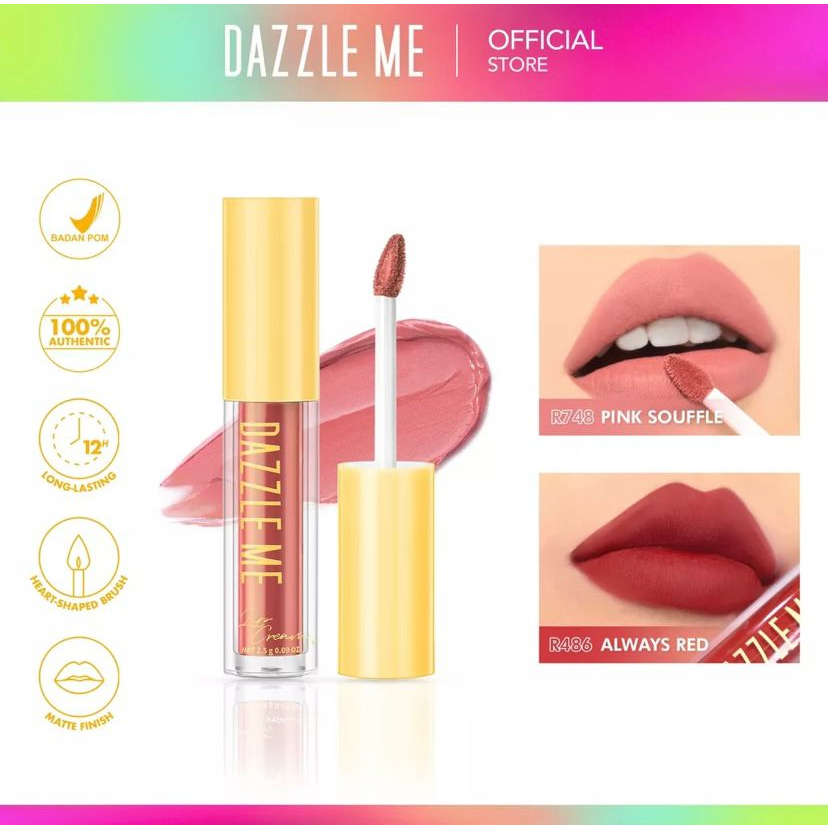 DAZZLE ME Velvet Matte Lip Cream