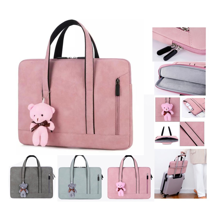 Tas Laptop Jinjing Remoid Doll Sleve Case Waterproof 12 13 inch pro air M1/M2