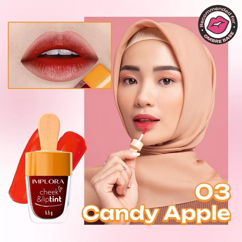 LIPTINT LIP TINT IMPLORA LIPTIN GLOSSY PEMERAH BIBIR PIPI | CHEEK &amp; LIPTINT MAKEUP COSMETIC KOSMETIK