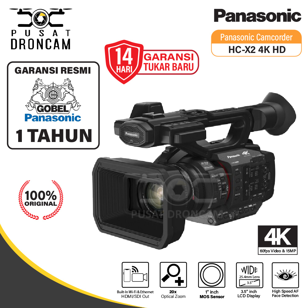 Panasonic HC-X2 4K Camcorder Professional 4K Original
