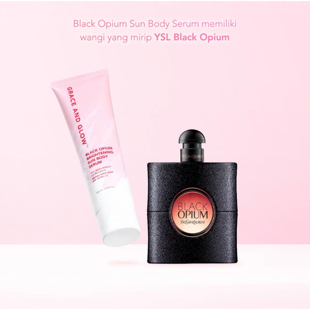 GRACE &amp; GLOW Black Opinium Brightening Sun Body Serum