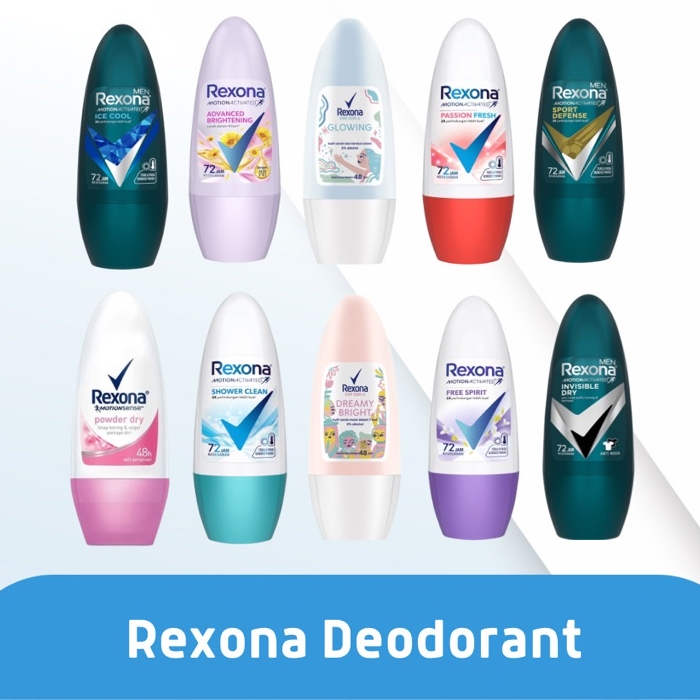 EXP JANUARI 2025 Rexona Roll On 45ml / Women / Men / Rexona 45/Rexona Women/Rexona Men